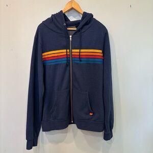 Aviator Nation Striped Hoodie and Pants Set Size XL (Sweatshirt) & Large (Pants)